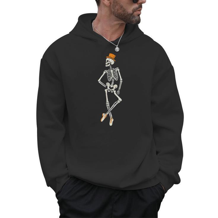 Halloween Skeleton Tap Dance Ballet Dance Teacher Men Hoodie