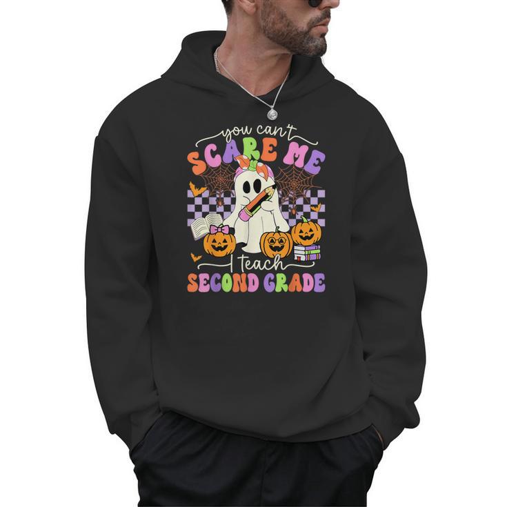 Halloween Teacher You Can't Scare Me I Teach Second Grade Men Hoodie