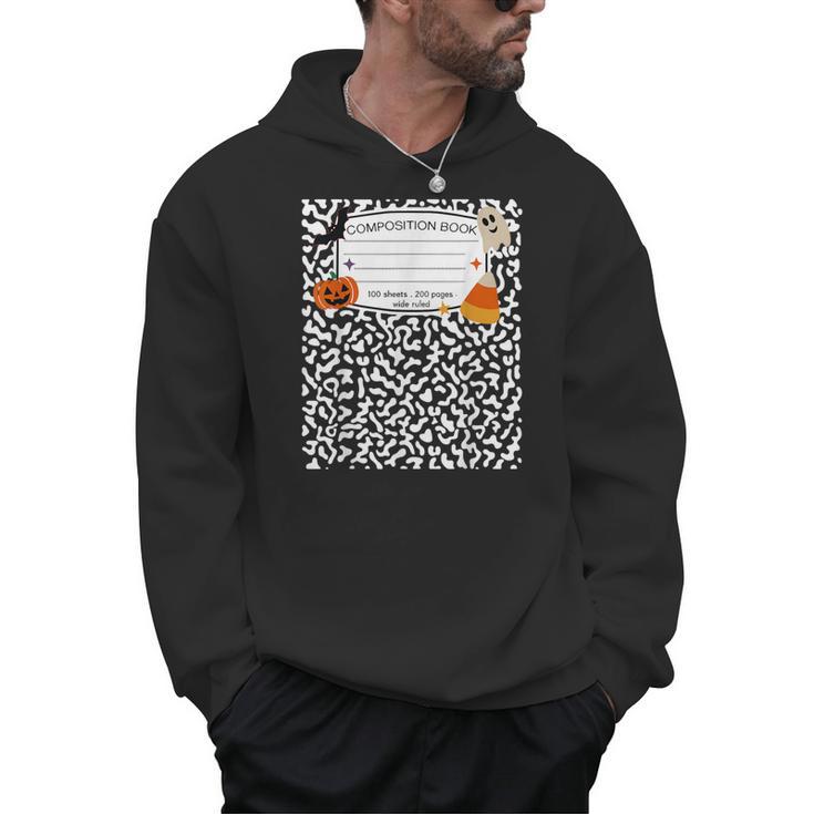 Halloween Teacher Composition Book Notebook Matching Group Men Hoodie
