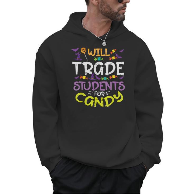 Halloween Teacher Will Trade Students For Candy Women Men Men Hoodie