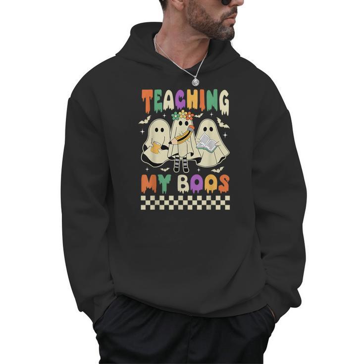 Halloween Teaching My Boos Cute Ghost Teacher Life Costume Men Hoodie