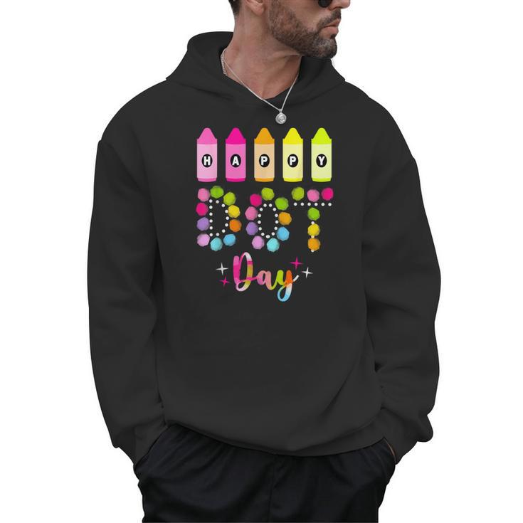Happy Dot Day 2025 Teacher Kids Girls Colorful Polka Dot Day Men Hoodie