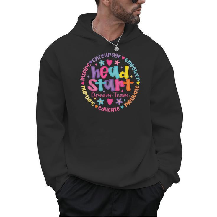 Head Start Dream Team Squad Teacher Headstart Back To School Men Hoodie