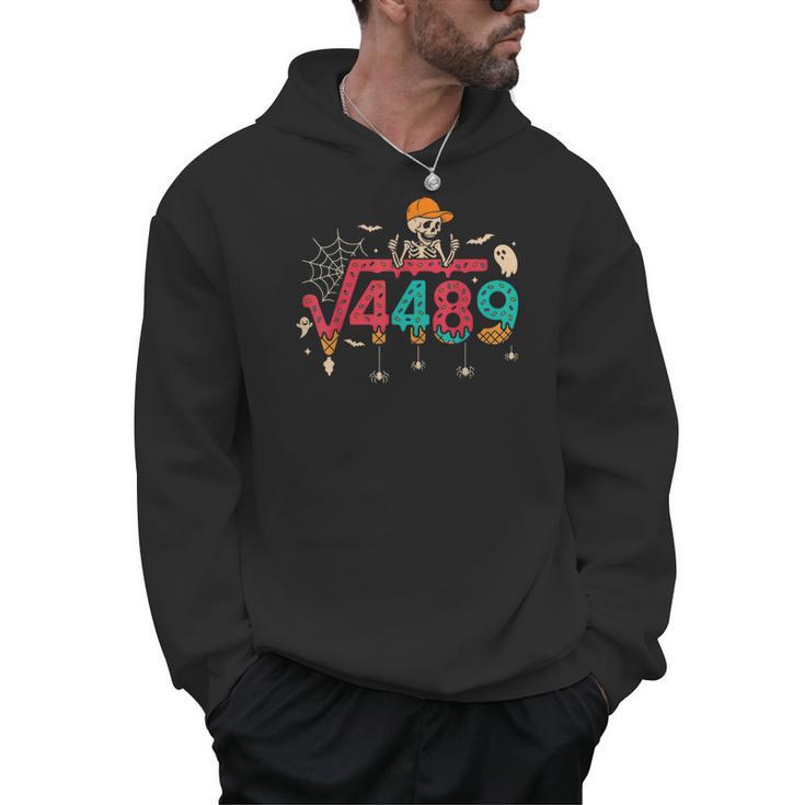 HUGvyn Square Root 4489 Math Teacher 67 Meme Halloween Men Hoodie