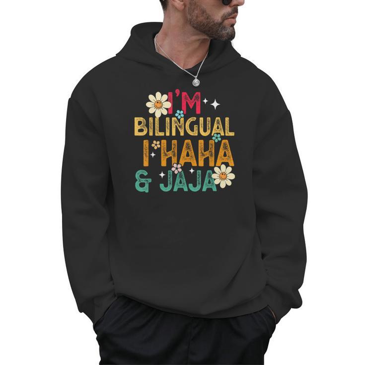 I’m Bilingual I Haha And Jaja Spanish Teacher Bilingual For Men Women Girls Kids Men Hoodie