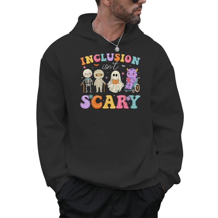 Inclusion Isn't Scary Ghost Halloween SLP Sped Teacher Men Hoodie