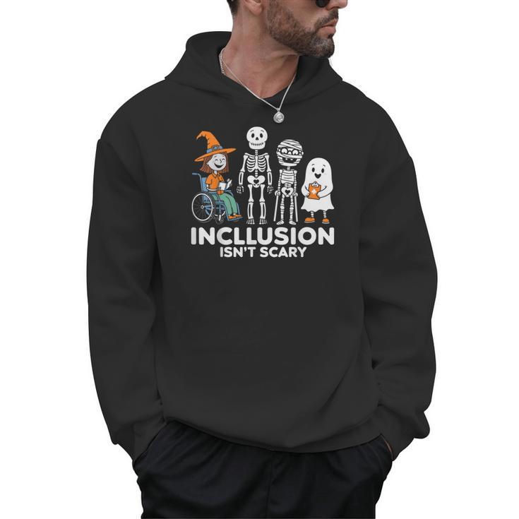 Inclusion Isn't Scary SLP Halloween Costume Sped Teacher Men Hoodie