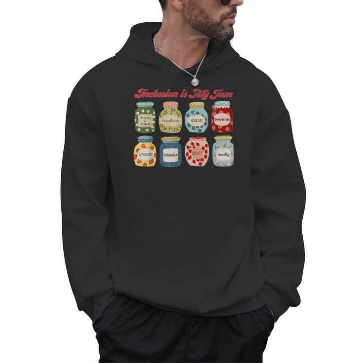 Inclusion Is My Jam Special Education Teacher Autism Men Hoodie