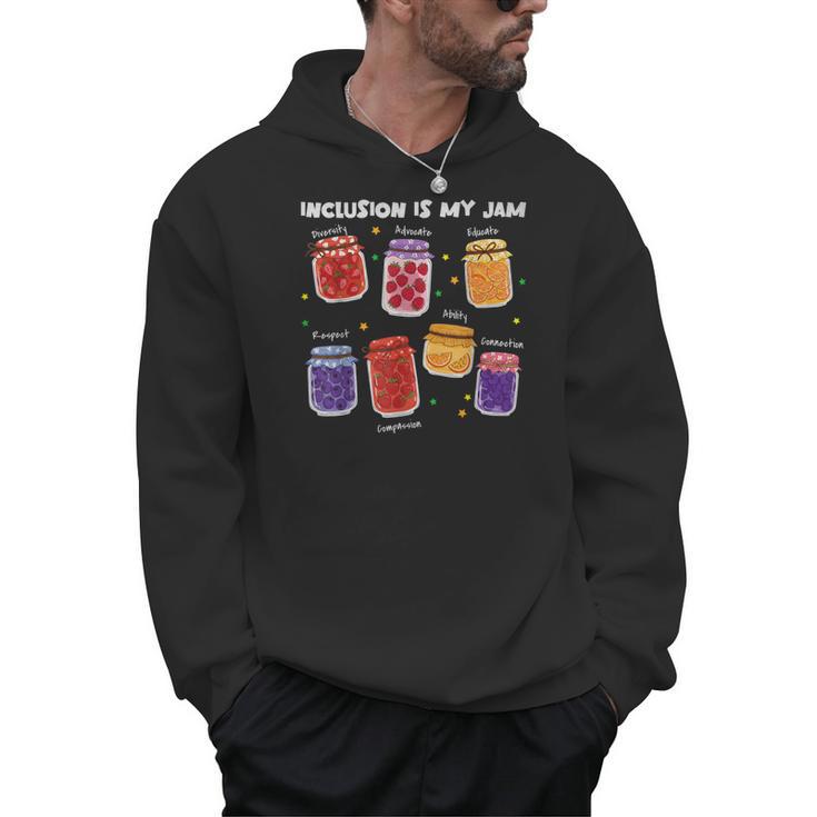 Inclusion Is My Jam Special Education Teacher Para Autism Men Hoodie