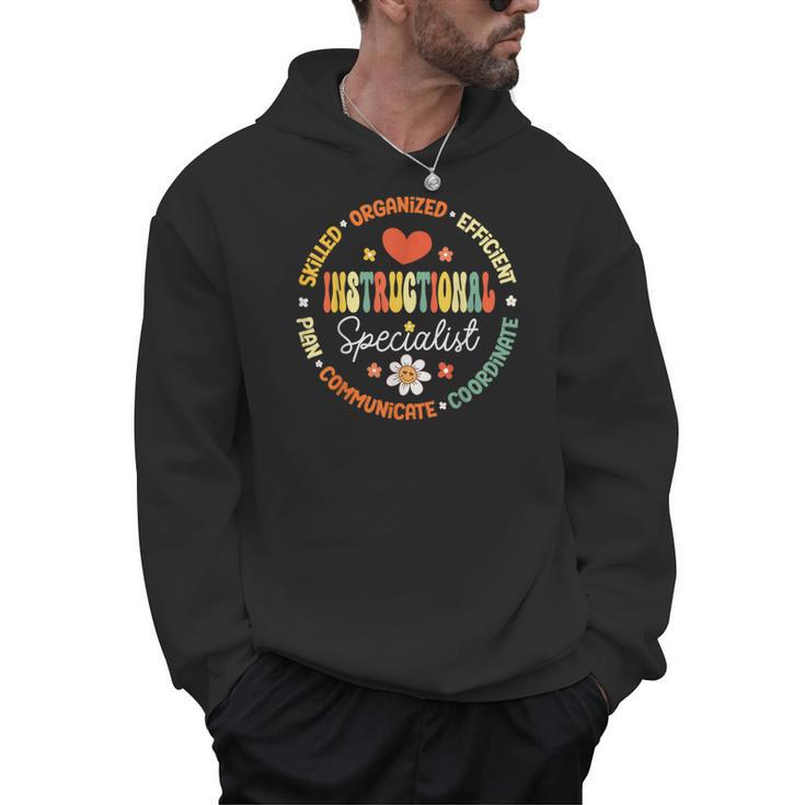Instructional Specialist School Cute Academic Teacher Men Hoodie