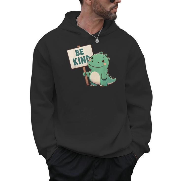 Be Kind Teacher Anti-Bullying Dino Kindness Women Men Boys Men Hoodie