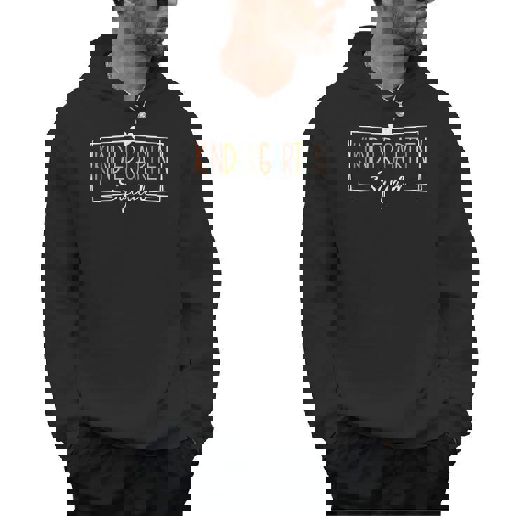 Kindergarten Squad Teachers Kids Kindergarten Back To School Men Hoodie