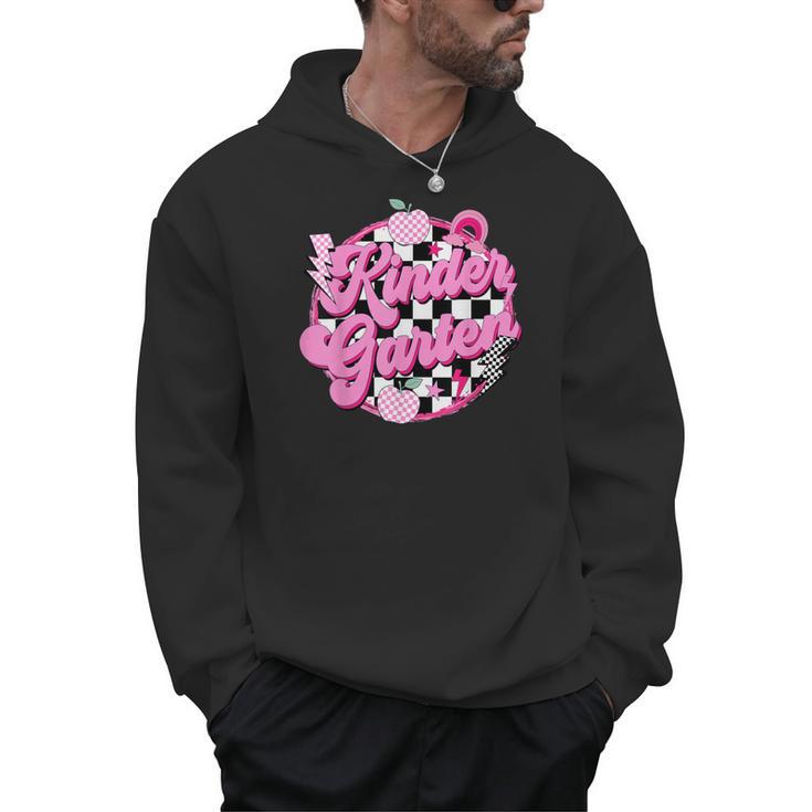 Kindergarten Teacher Women Checkered First Day Of School Men Hoodie