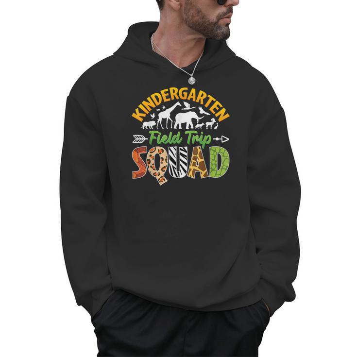 Kindergarten Zoo Field Trip Squad Matching Teacher Students Men Hoodie
