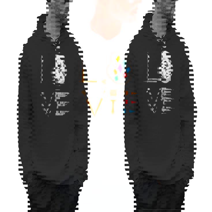Love Art For Artist Art Teacher Men Hoodie
