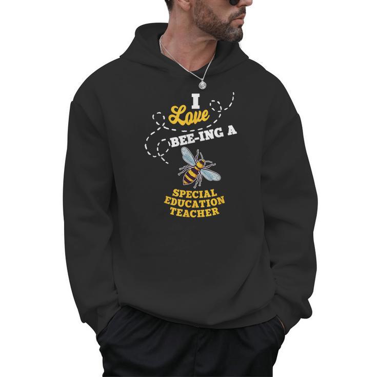 I Love Bee-Ing A Special Education Teacher Honey Bee Job For Men Women Men Hoodie