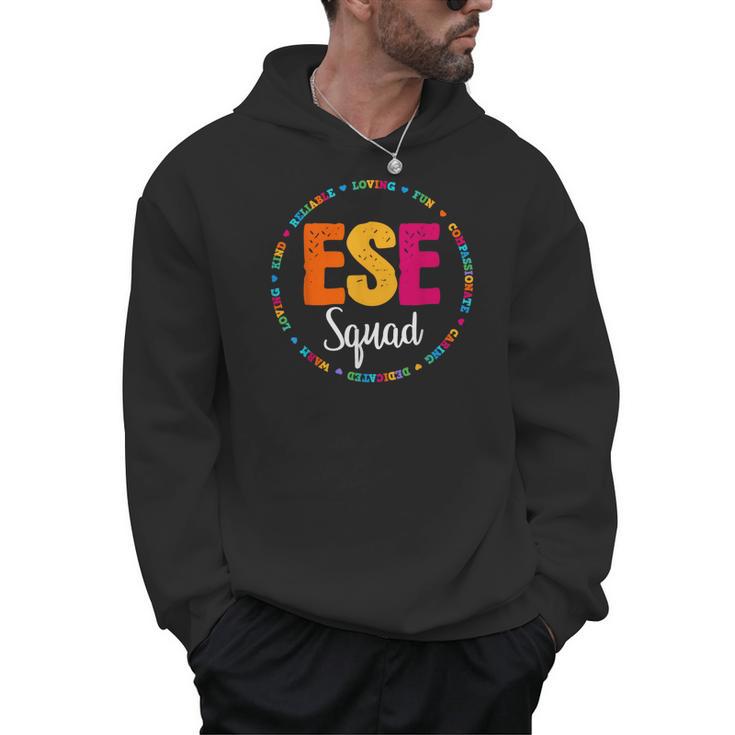 Matching ESE Squad First Last Day Team Teacher Student Tribe Men Hoodie
