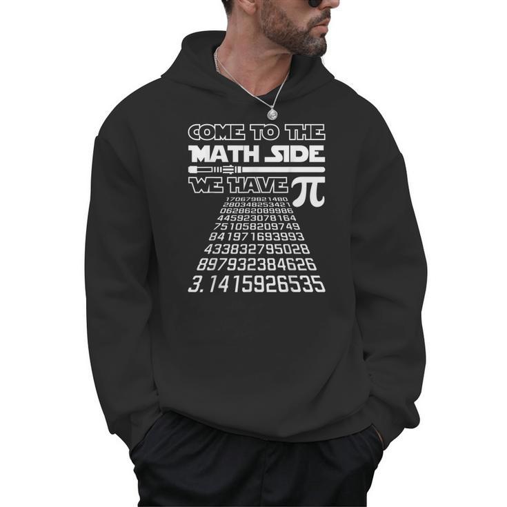 Come To The Math Side We Have Pie Shirt Pi Day Teacher Men Hoodie