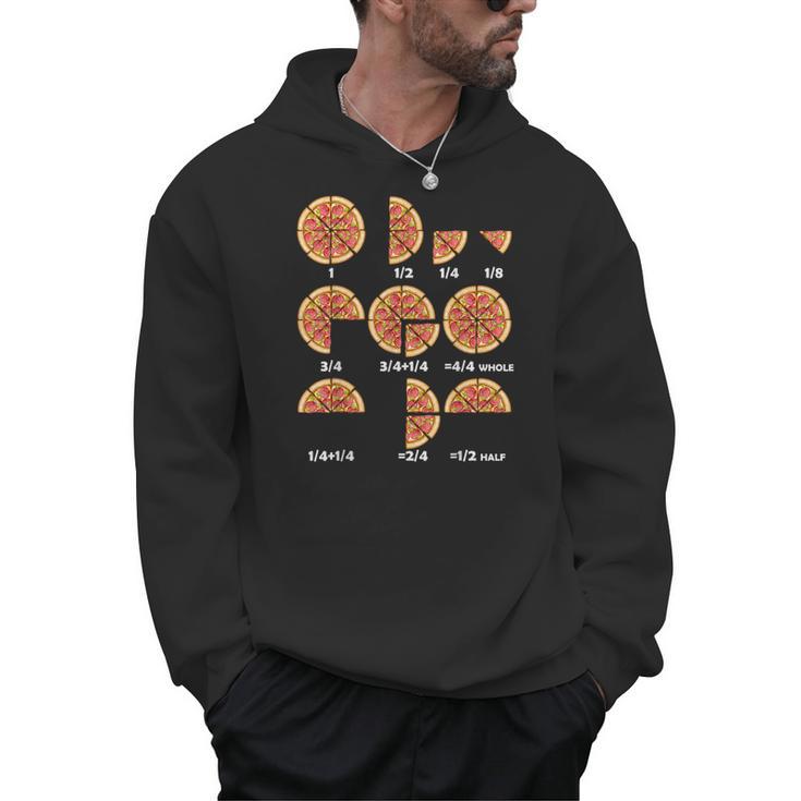 Maths Day Costume Idea Kids Teachers Pizza Slice Fraction Men Hoodie