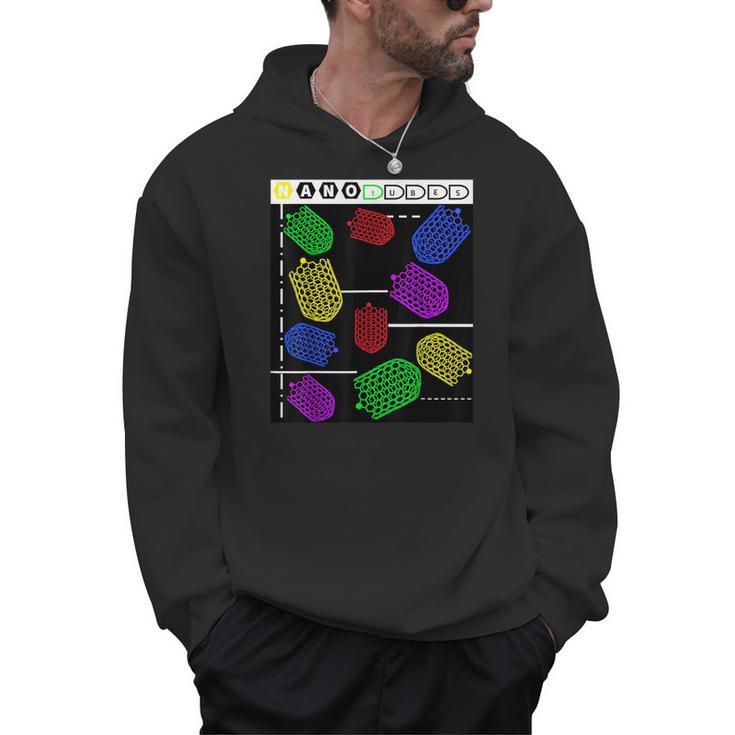 Nerdy Forms Nanotubes Chemistry Teacher Geek Men Hoodie