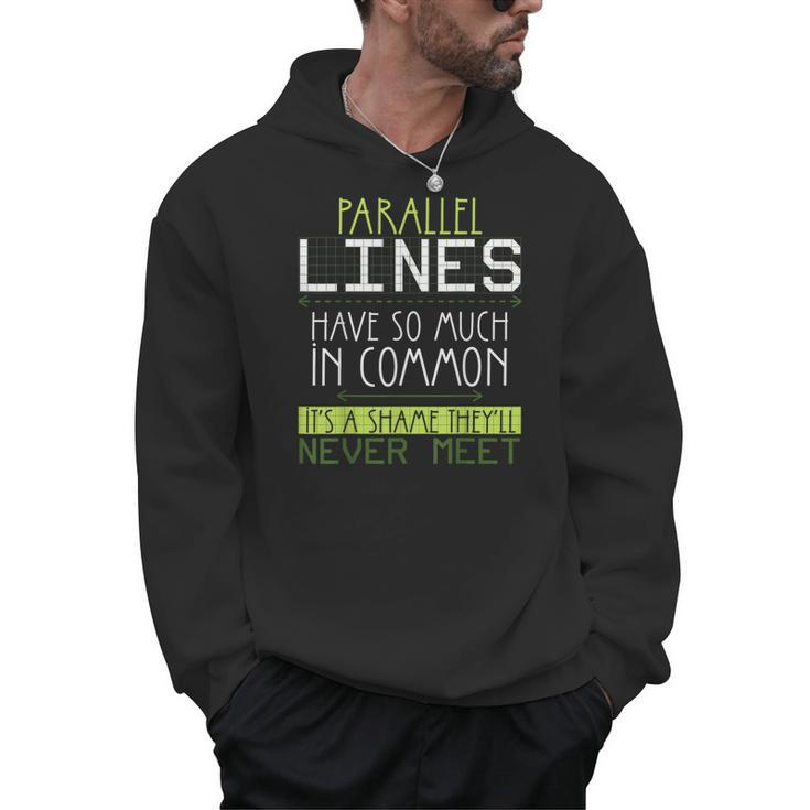Nerdy Math Lovers Geometry Pun Mathematics Teachers Men Hoodie