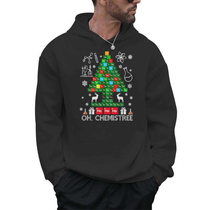 Oh Chemistree Scientist Chemical Christmas Xmas Teacher Men Hoodie