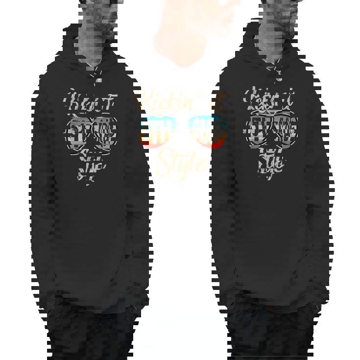 P41l Retro Kickin It 5th Grade Style Teacher Back To School For Men Women Girls Kids Men Hoodie