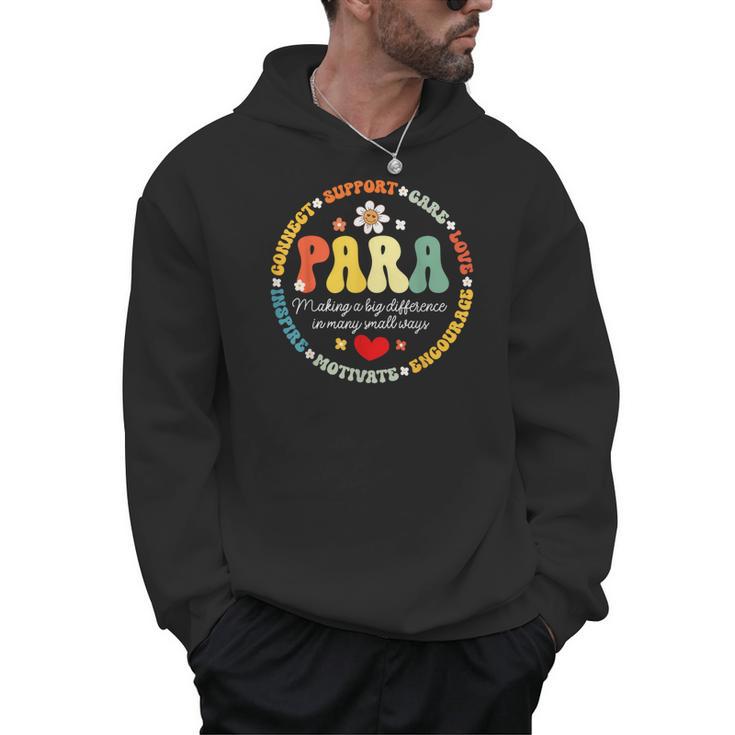 Paras Make It Possible Paraprofessional Teacher Assistant Men Hoodie
