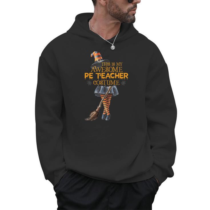 Physical Education Teacher Halloween Costume Witchy Teacher For Men Women Men Hoodie