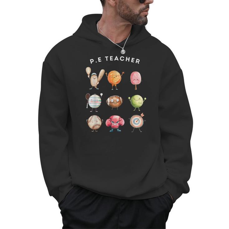 Physical Education Teacher PE Teacher Specials Back School Men Hoodie