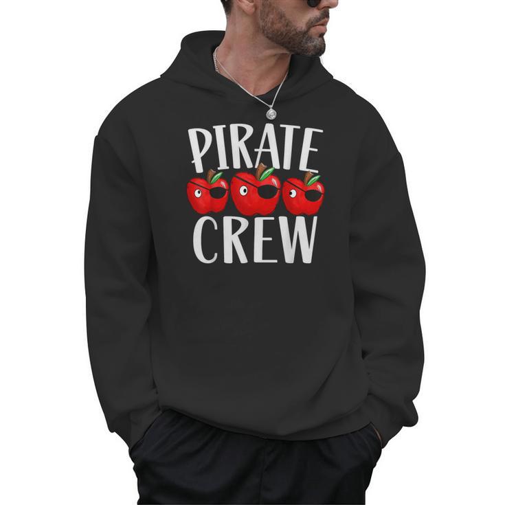 Pirate Crew Pirate Teacher Team Squad Talk Like A Pirate Day For Men Women Kids Men Hoodie