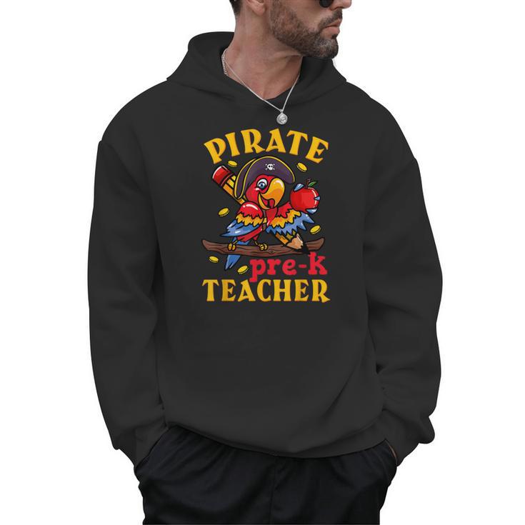 Pirate Pre-K Teacher Preschool Halloween Men Hoodie