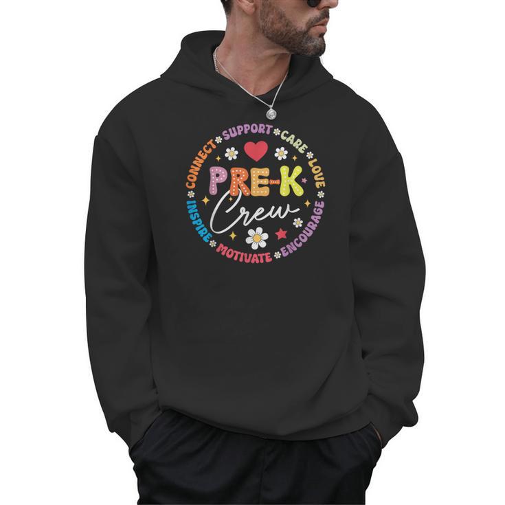 Pre-K Crew 1st Day Of School Preschool Teacher Men Hoodie