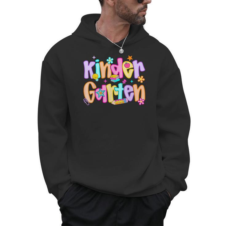 Preppy Kindergarten First Day Of School Teachers Girls Boys Men Hoodie