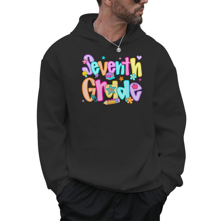 Preppy Seventh Grade Back To School 7th Grade Teachers Girls Men Hoodie