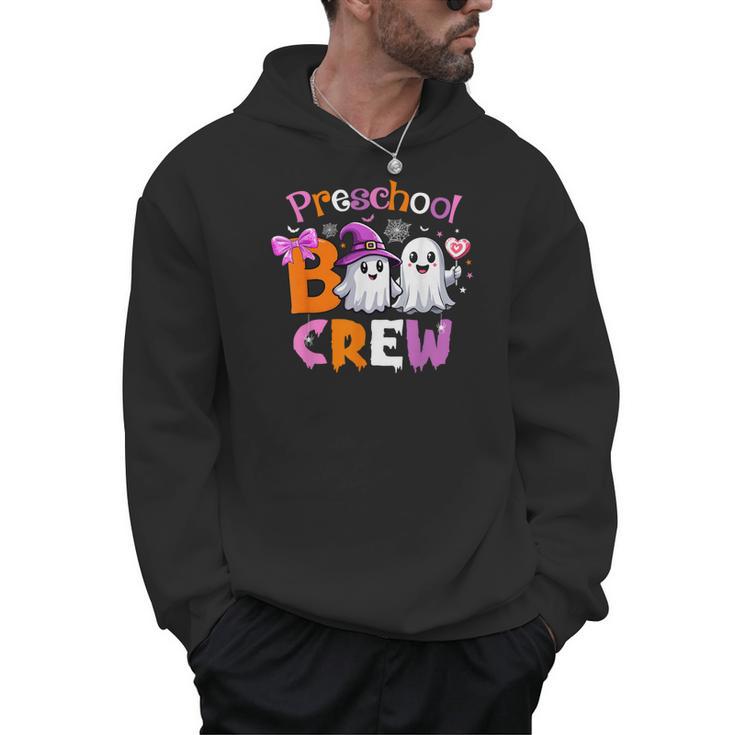 Preschool Boo Crew Preschool Halloween Costume Teacher Kid Men Hoodie