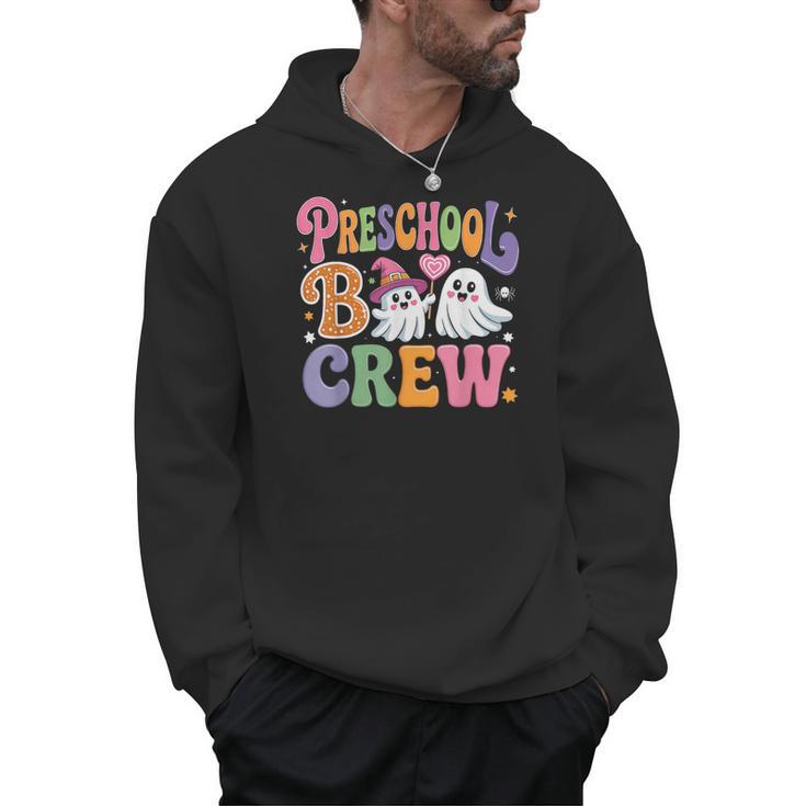 Preschool Boo Crew Preschool Teacher Student Halloween Men Hoodie