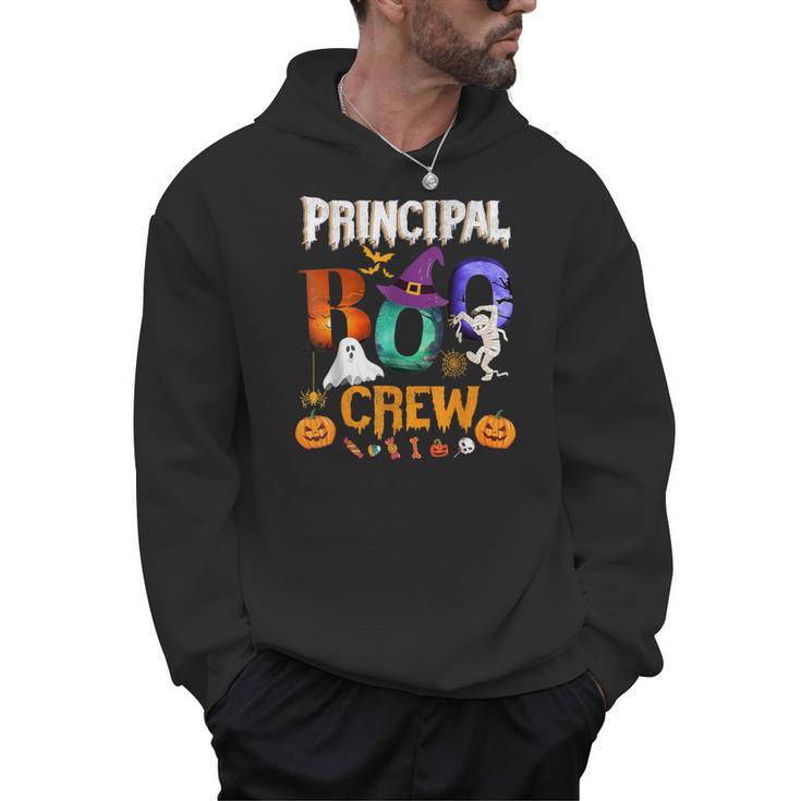 Principal Boo Crew Teacher Student Halloween Costume For Men Women Kids Men Hoodie