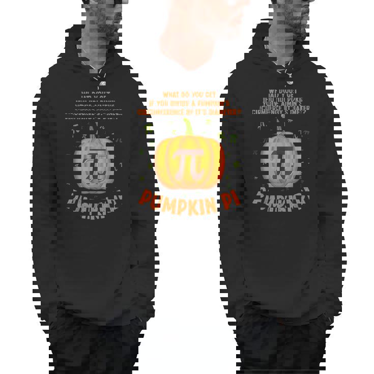 Pumpkin Pie Pi Math Teacher Shirt Halloween Men Adult Men Hoodie