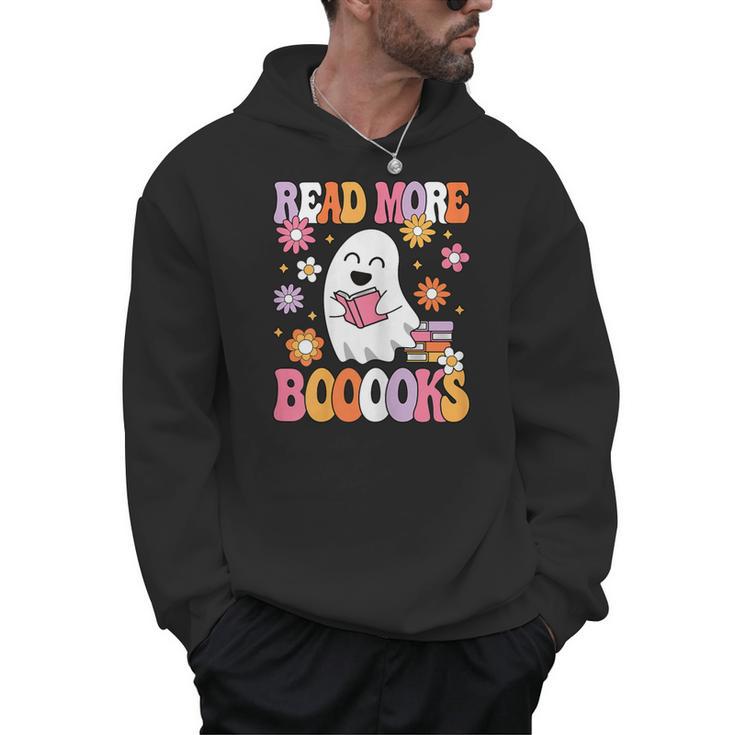 Read More Books Groovy Halloween Teacher Women Men Hoodie