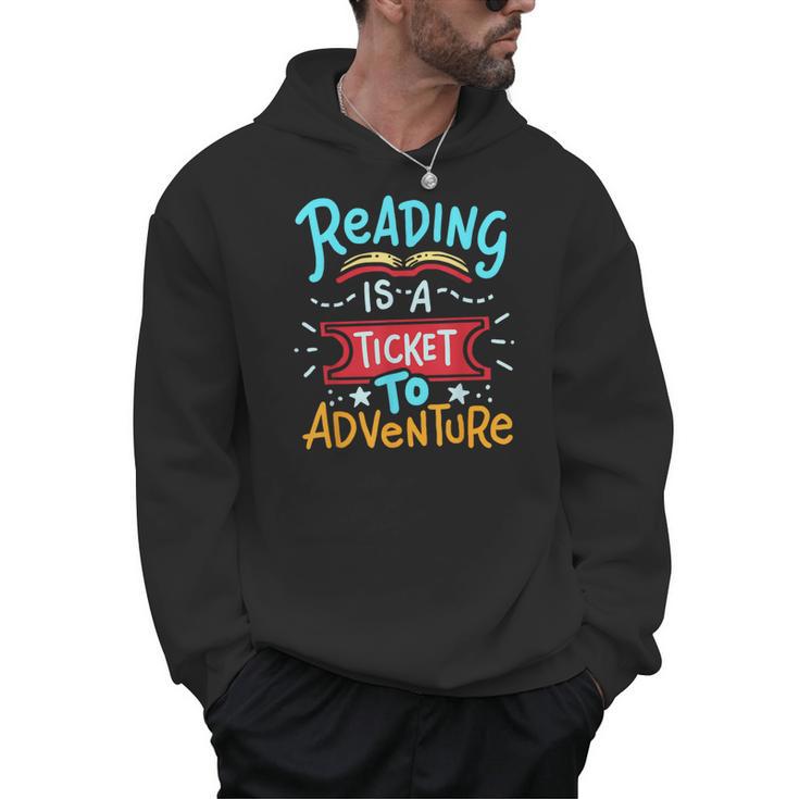 Reading Adventure Library Student Teacher Book Men Hoodie