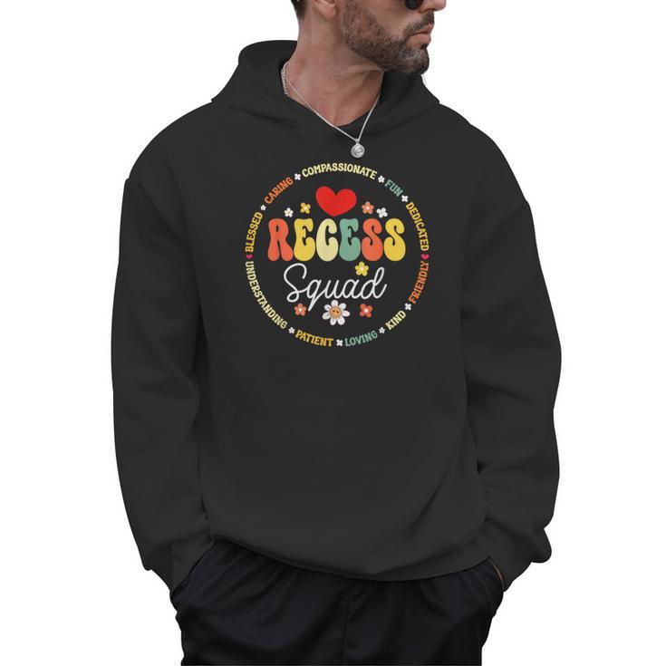 Recess Squad Crew Teachers Students Monitor Back To School Men Hoodie