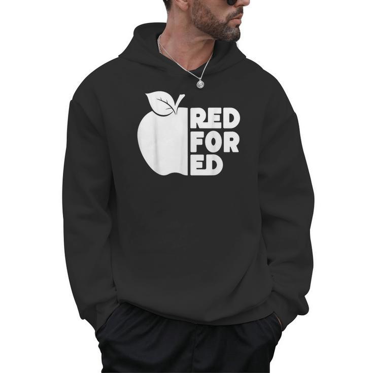 Red For Ed Teacher Support Public Education For Men Women Kids Men Hoodie
