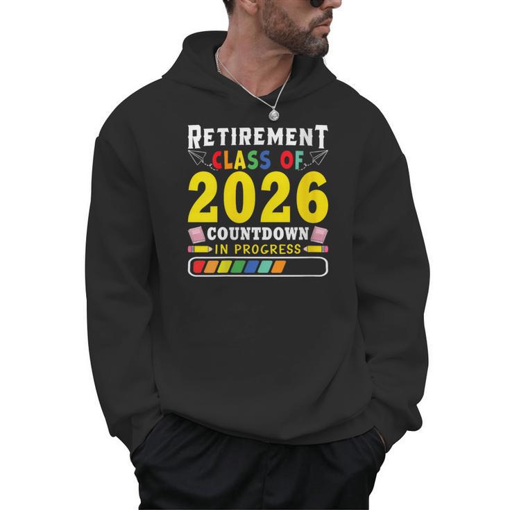 Retirement Primary Elementary Teacher 2026 Retiring Progress Men Hoodie