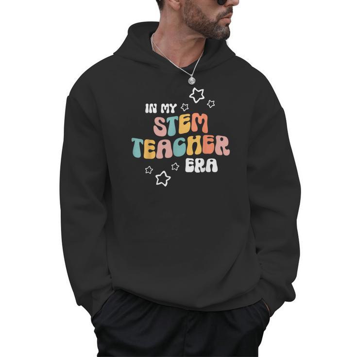 Retro Boho Math Science Professor In My STEM Teacher Era Men Hoodie
