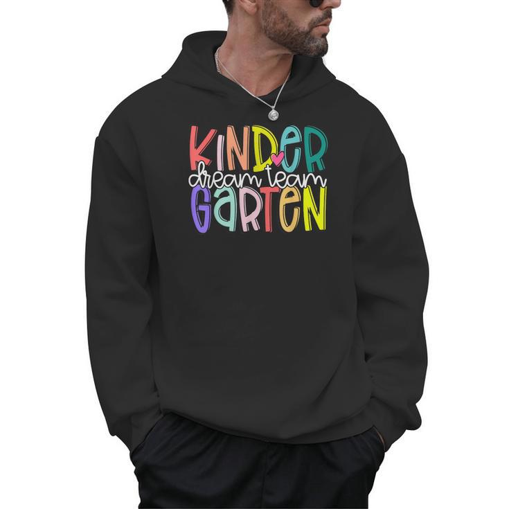 Retro Kindergarten Dream Team Back To School Teacher Kids Men Hoodie