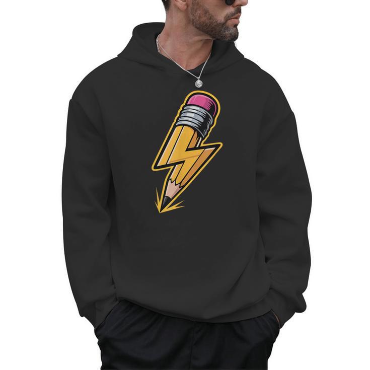 Retro Pencil Pencil Back To School Teacher Student Men Hoodie