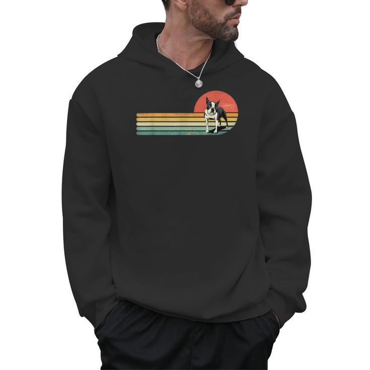 Retro Vintage Boston Terrier Dog Lover Boston Terrier Mom Men Hoodie