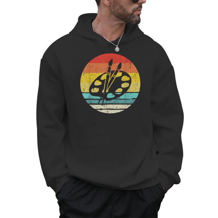 Retro Vintage Paint Palette Costume Artist Art Teacher Men Women Men Hoodie