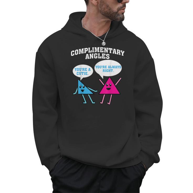 Right Acute Triangle Math Teacher Cool Geometry Men Hoodie